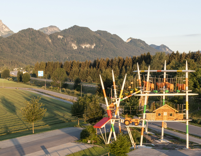 Hochseilgarten Füssen im Allgäu Ostallgäu Oberallgäu Kinder klettern Spaß Fun Indoor Outdoor Regenwetter Schlechtwetter
