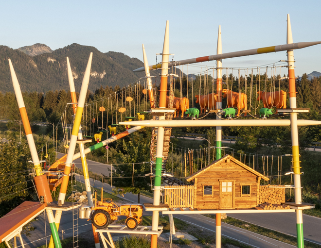 Hochseilgarten Füssen im Allgäu Ostallgäu Oberallgäu Kinder klettern Spaß Fun Indoor Outdoor Regenwetter Schlechtwetter 18