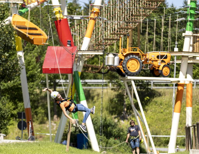 Hochseilgarten Füssen im Allgäu Ostallgäu Oberallgäu Kinder klettern Spaß Fun Indoor Outdoor Regenwetter Schlechtwetter