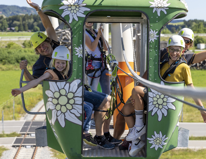 Hochseilgarten Füssen im Allgäu Ostallgäu Oberallgäu Kinder klettern Spaß Fun Indoor Outdoor Regenwetter Schlechtwetter